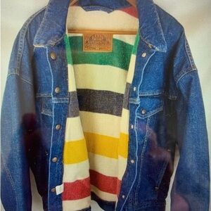 Rare Vintage 1980’s Levi’s x Hudson Bay Reversible Denim Jacket